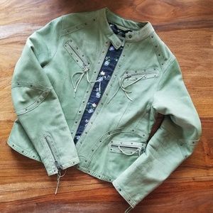 Wilsons leather moto jacket